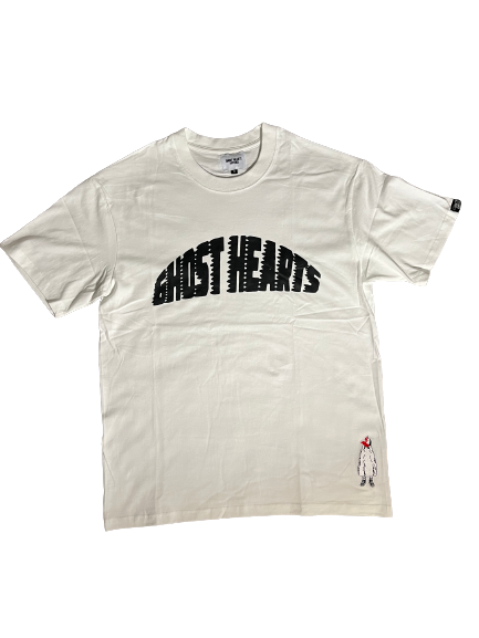 Ghost Hearts Standard White T- Shirt